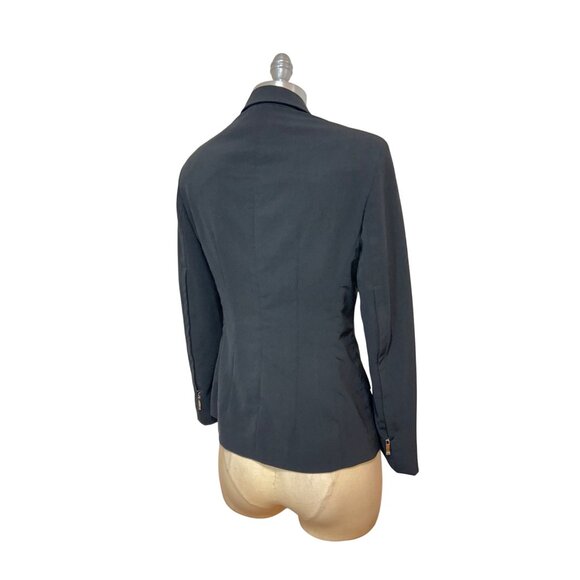 René Lezard Designer Black Blazer Jacket Size 36 Small Made In Germany - Picture 3 of 5